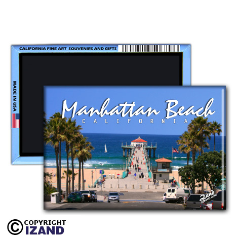 MANHATTAN BEACH PHOTO MAGNETS