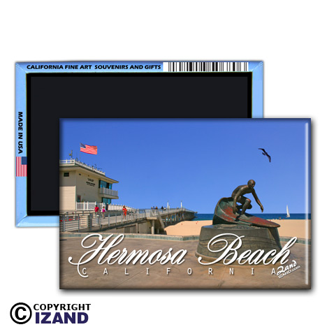 HERMOSA BEACH PHOTO MAGNETS