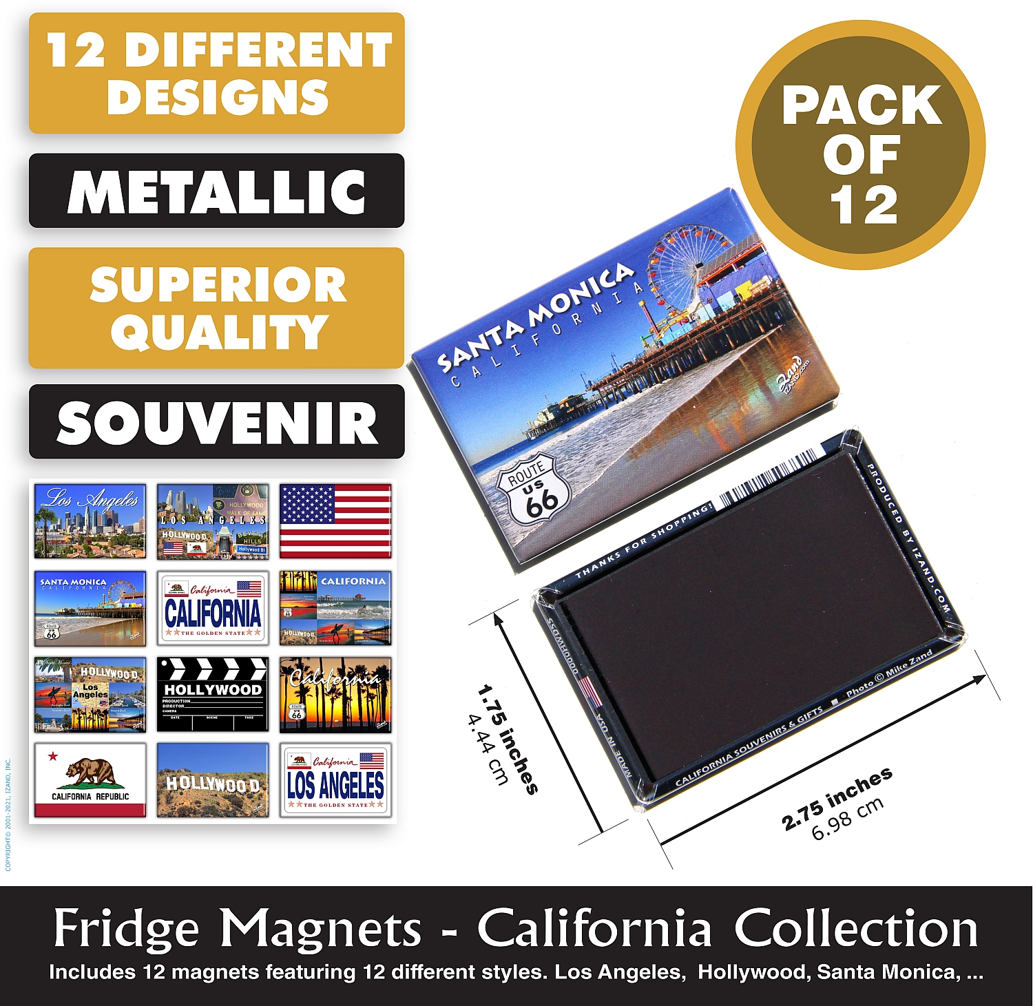 MAGNETS / CALIFORNIA COLLECTION / Set of 12 | s-magnet-front-page-7.jpg
